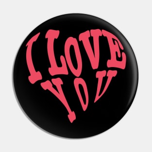 I LOVE YOU Pin