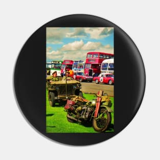 Retro vintage vehicles Pin