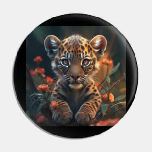 Cute baby Jaguar Pin