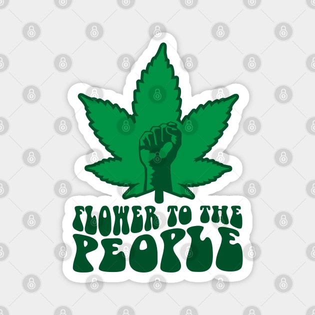 Flower to the people Magnet by defytees