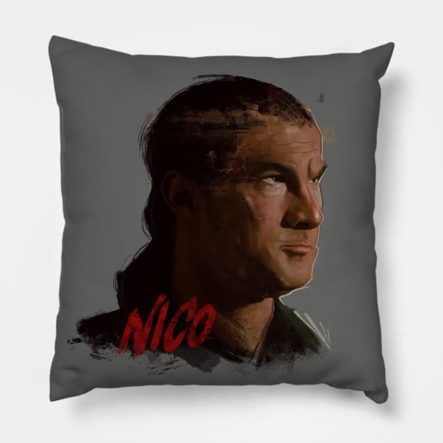 Nico Pillow by D-Wrex T-Shirts 