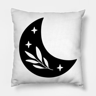 Floral Moon Pillow