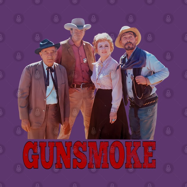 Gunsmoke - Group Shot - Classic Tv Western by wildzerouk