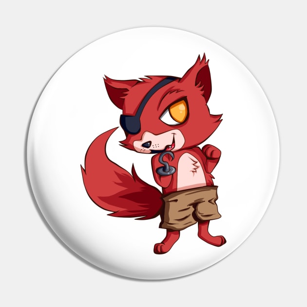 Foxy Five Nights at Freddy's Pin by panchi