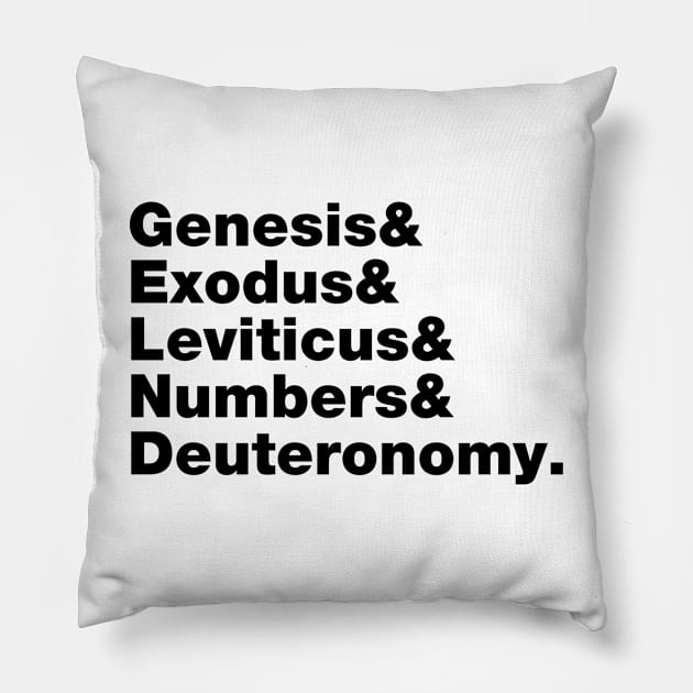 Torah (Pentateuch) Pillow by inotyler