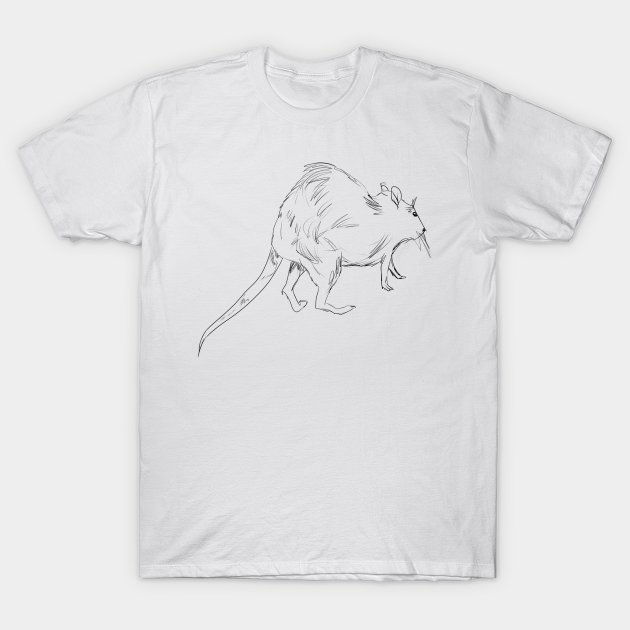 Discover Sketch Rat - Rat - T-Shirt