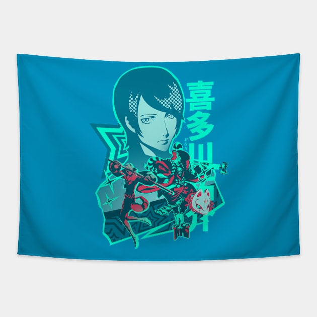 Yusuke Code Name Fox Tapestry by plonkbeast