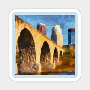 Minneapolis Stone Arch Bridge Magnet