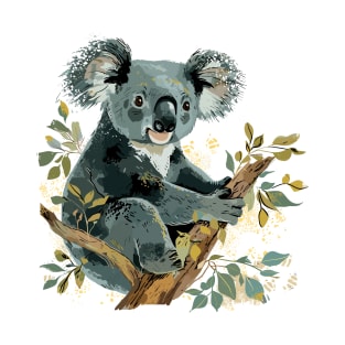 Adorable Koala on Tree T-Shirt