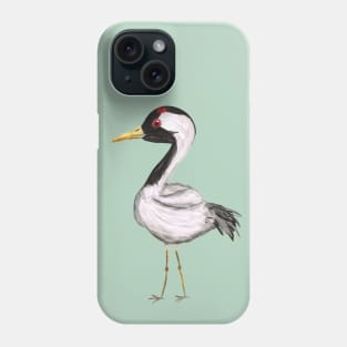 Cute crane watercolor Phone Case