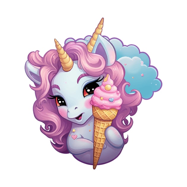 Ice cream Unicorn by Pawsitivity Park