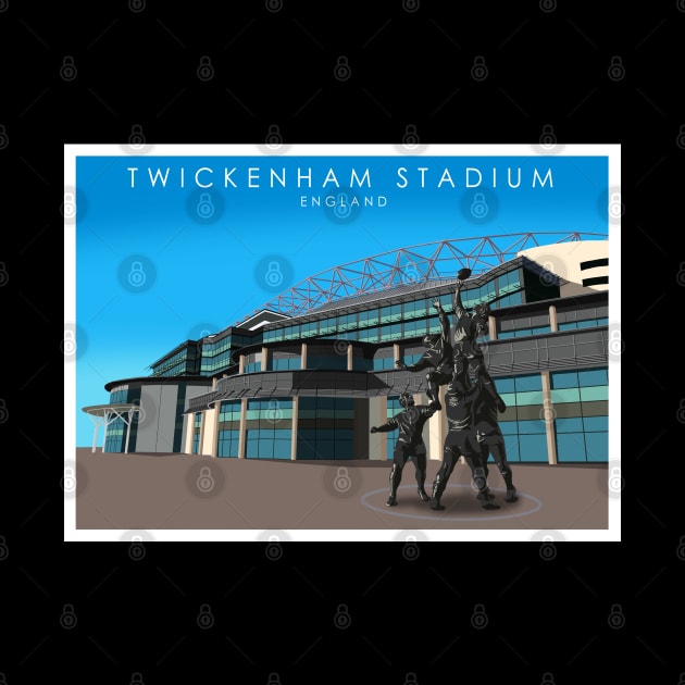 Twickenham Stadium by Omega Art