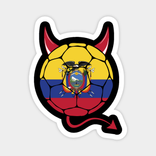 Ecuador Football Halloween Magnet