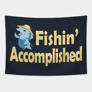 Fishin' Accomplished Tapestry