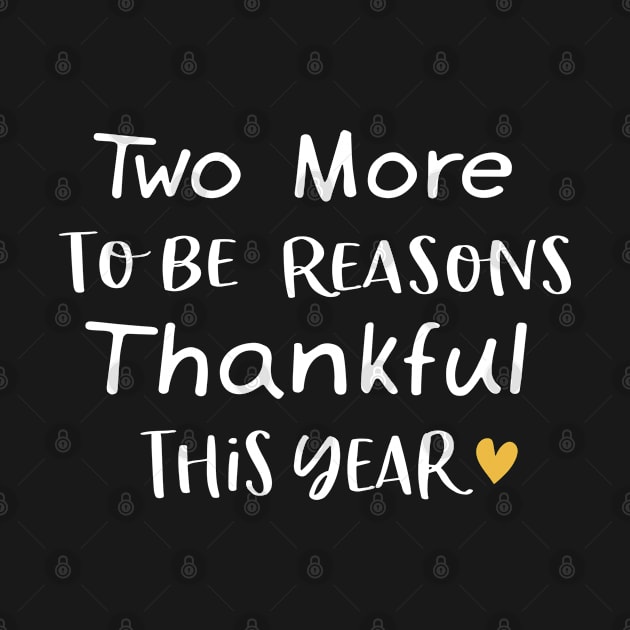 Two Mor To Be Reasons Thankful This Year by Success shopping