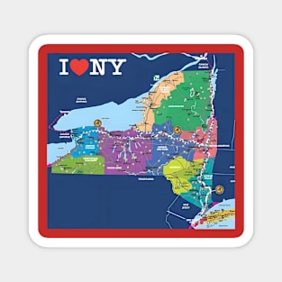 New York State Flag Magnet