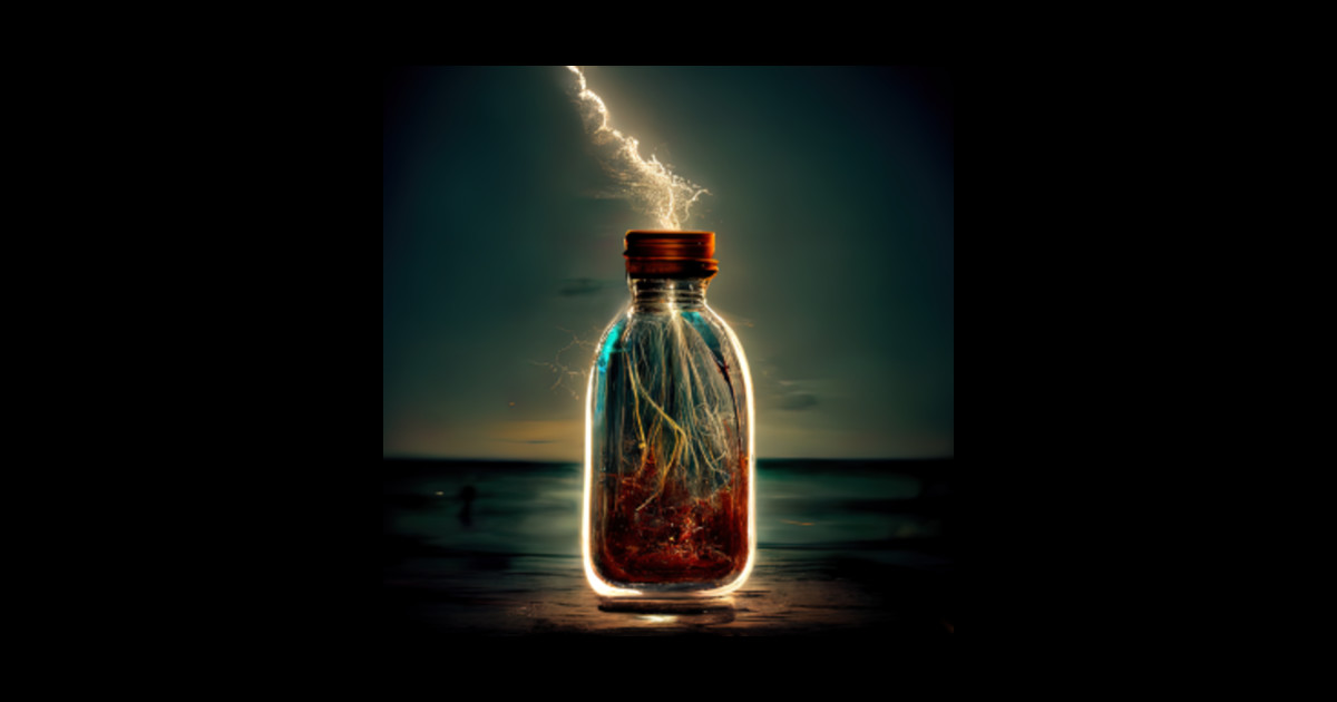 Lightning in a Bottle Lightning TeePublic