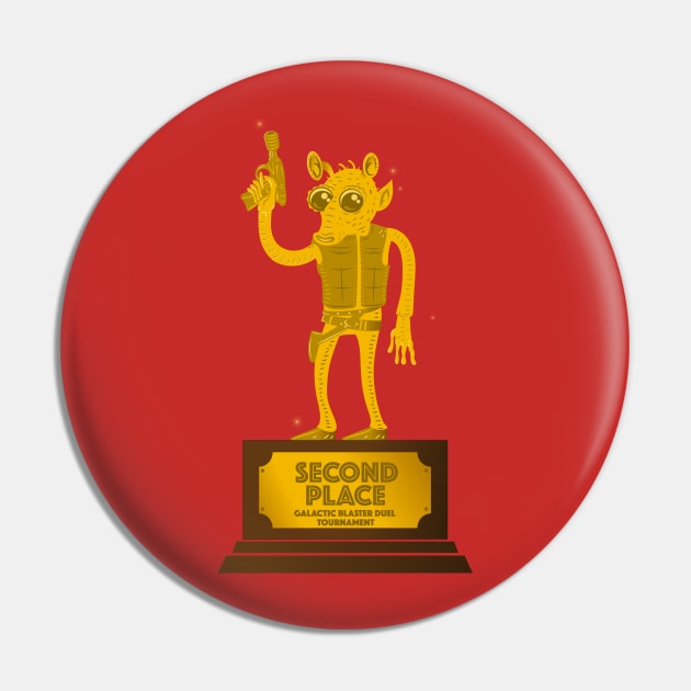 2nd Place Blaster Duel Trophy Pin by calbers