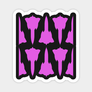 Lockheed SR-71 Blackbird - Pink & Black Pattern Design Magnet