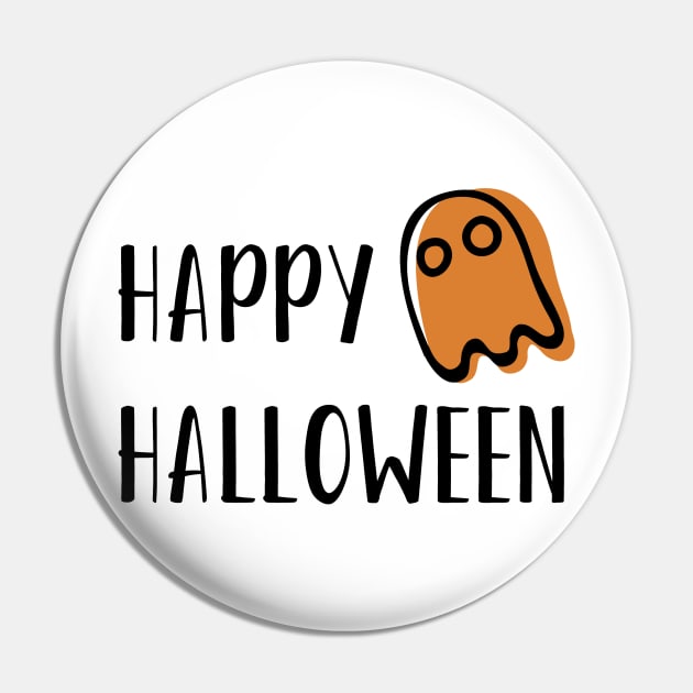 Boo Boo Ghost Happy Halloween Pin by notami