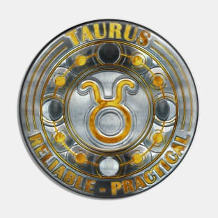 Chrome taurus Pin