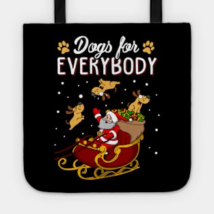 Dog Lover Ugly Christmas Sweater Tote