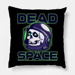 Dead Space Astronaut Skull Sci Fi Pillow