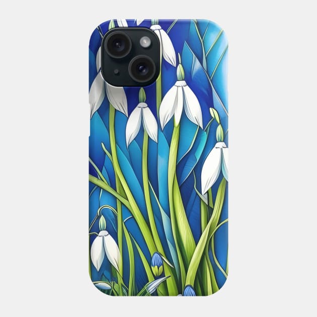 Snowdrops Phone Case by LyndiiLoubie