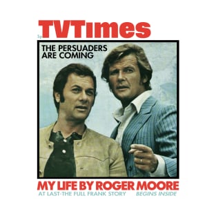 TV Times Tony Curtis Roger Moore Persuaders 1971 Cove T-Shirt