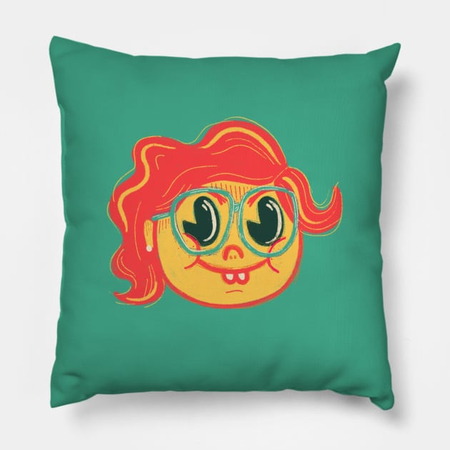 Ketchup and Mustard Creature Pillow by sadsquatch