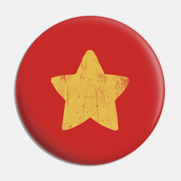 Steven Universe Vintage Star Shirt Pin by Fenn