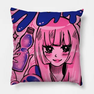 Ramune Girl Pillow