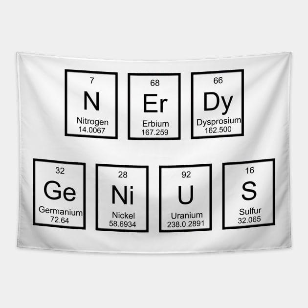 NErDy GeNiUS Tapestry by RFMDesigns