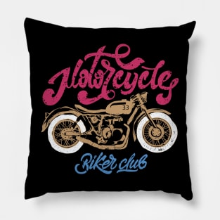 Motorbike Club Pillow