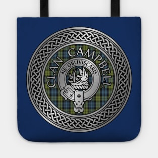 Clan Campbell Crest & Tartan Knot Tote