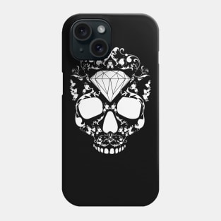 Diamond Skull Skull Head Bones Floral Tribal Gift Phone Case