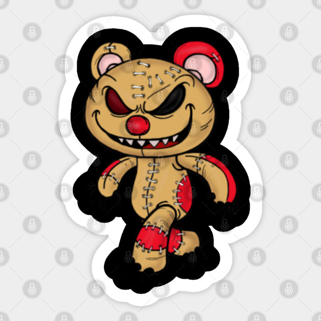 animated scary teddy bear