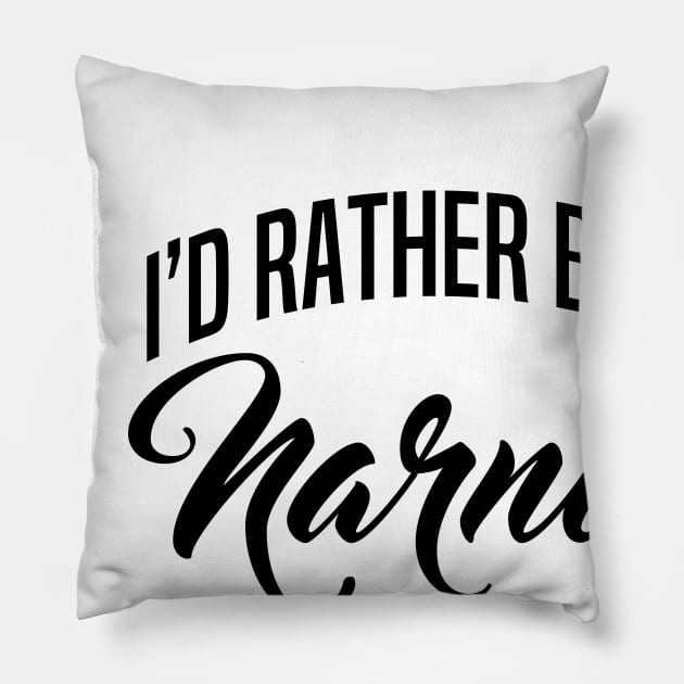 I'd Rather Be In Narnia Pillow by DreamsofTiaras