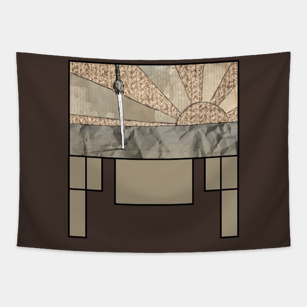 Sword and Sun Tapestry by Crowtongue_Apparel 