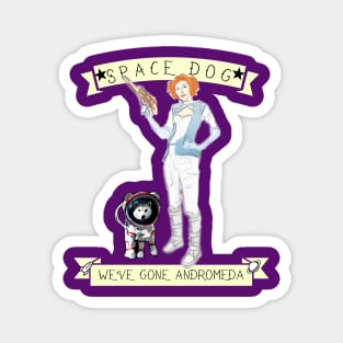 Space Dog (silver jubilee) Magnet