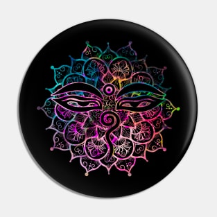 Wisdom Eyes of Buddha Pin