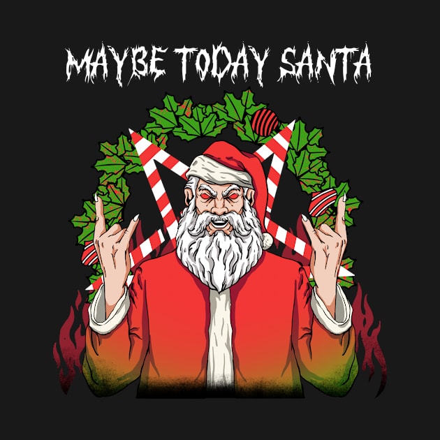 Maybe Today Santa Baphomet by biNutz