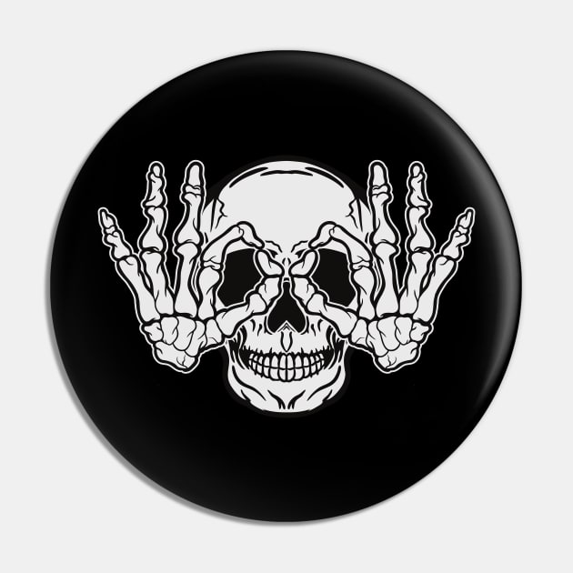 Justin Jefferson Griddy Skull Original Pin by RafelagibsArt