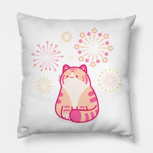 Year Of The Tiger Cat Pillow