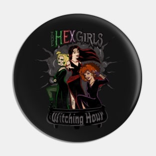 Hex Girls Band (Distressed) Pin