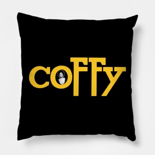 Pam Grier - Coffy Logo - Blaxploitation - 1970s Pillow