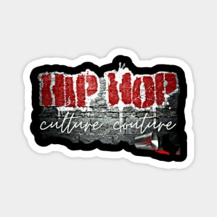 Hip Hop Retro Vintage Design Magnet