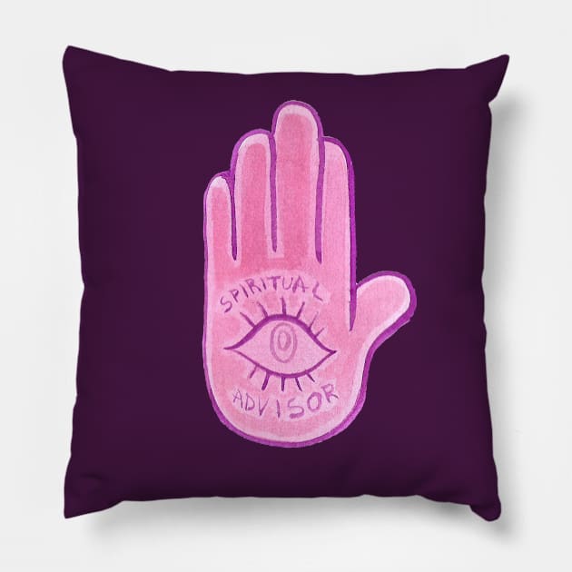 spiritual advisor Pillow by melivillosa