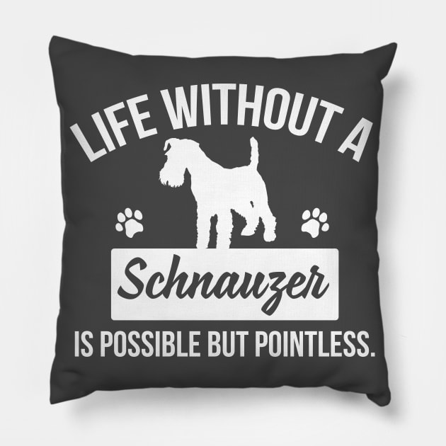 schnauzer Pillow by nektarinchen