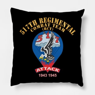 517th Parachute Regimental Combat Team - (RCT) - Attack - 1943 - 1945 X 300 Pillow